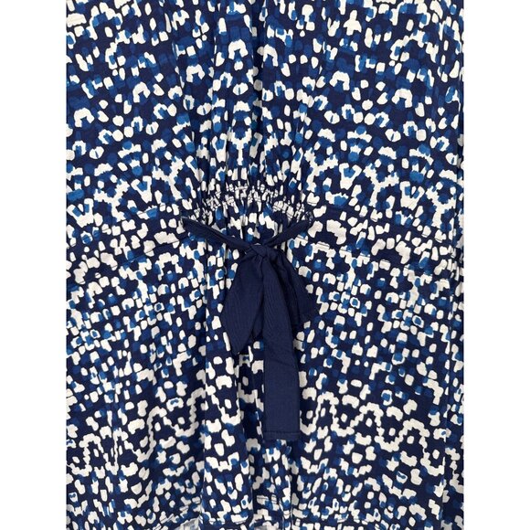 Tommy Bahama Blue and White Patterned Top - Picture 3 of 6